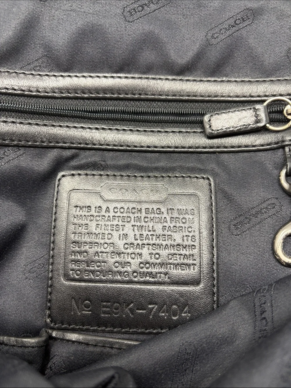 Vintage Coach Mercer Backpack #E9K-7404